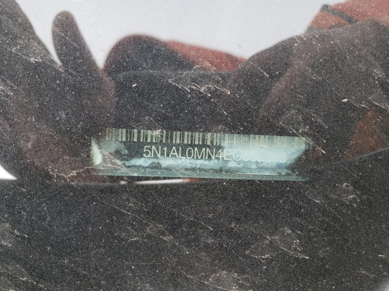 2014 Infiniti Qx60 VIN: 5N1AL0MN4EC552393 Lot: 71732655