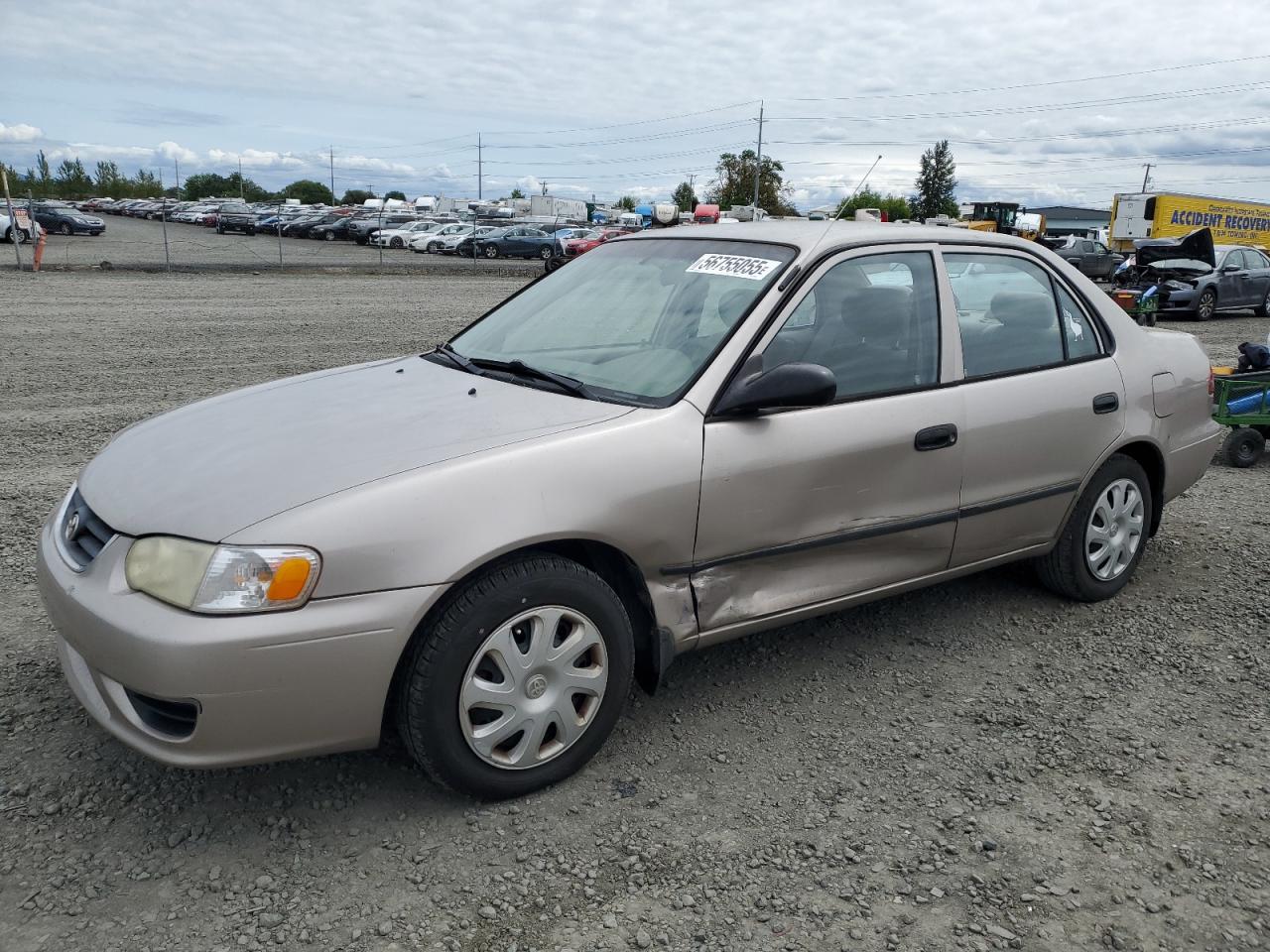 2002 Toyota Corolla Ce en Venta en Eugene, OR - Side