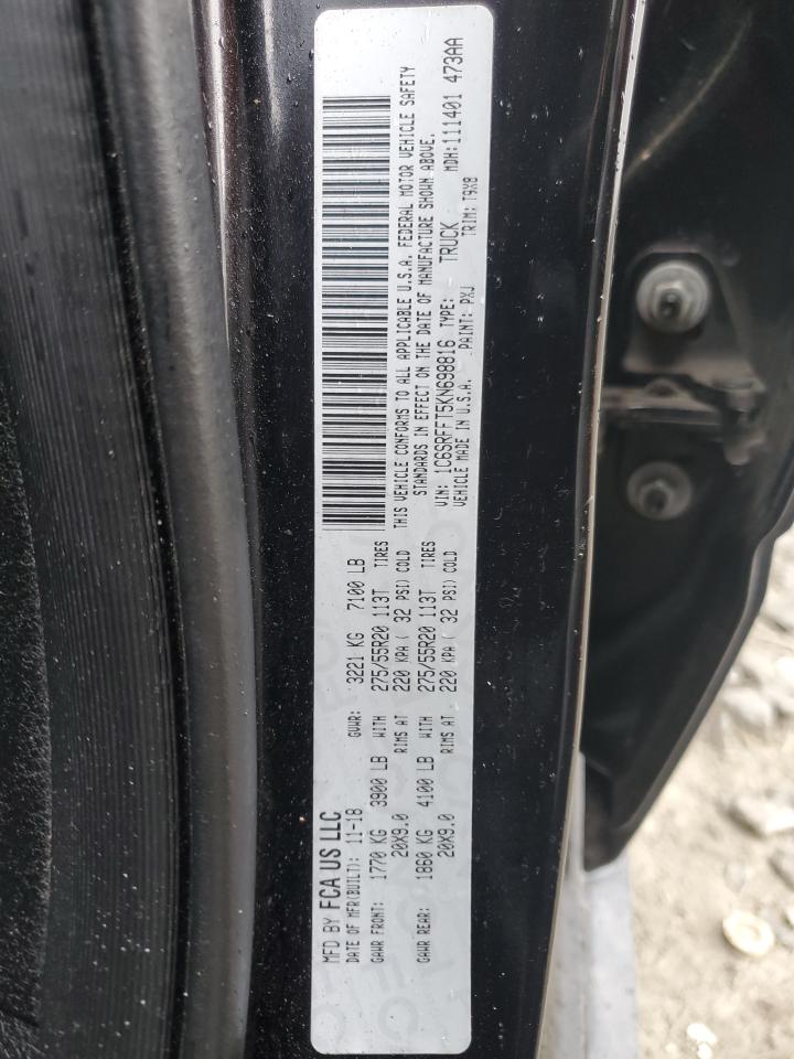 2019 Ram 1500 Big Horn/Lone Star VIN: 1C6SRFFT5KN698816 Lot: 55287665
