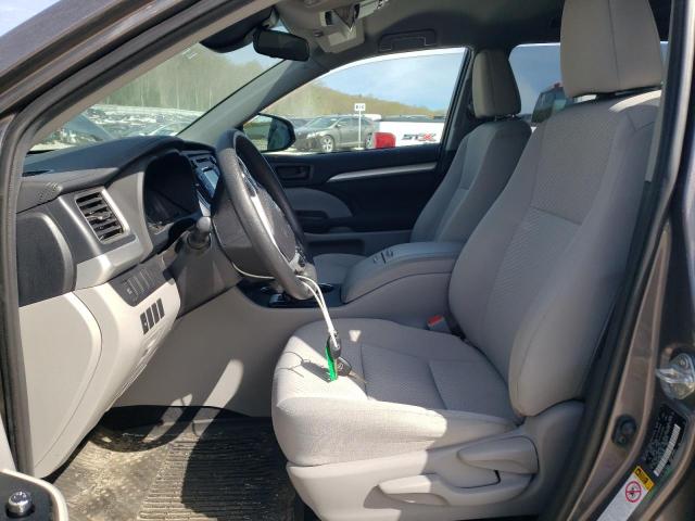  TOYOTA HIGHLANDER 2019 Szary