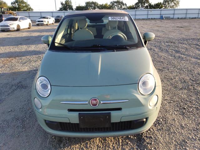Cabriolets FIAT 500 2013 Zielony