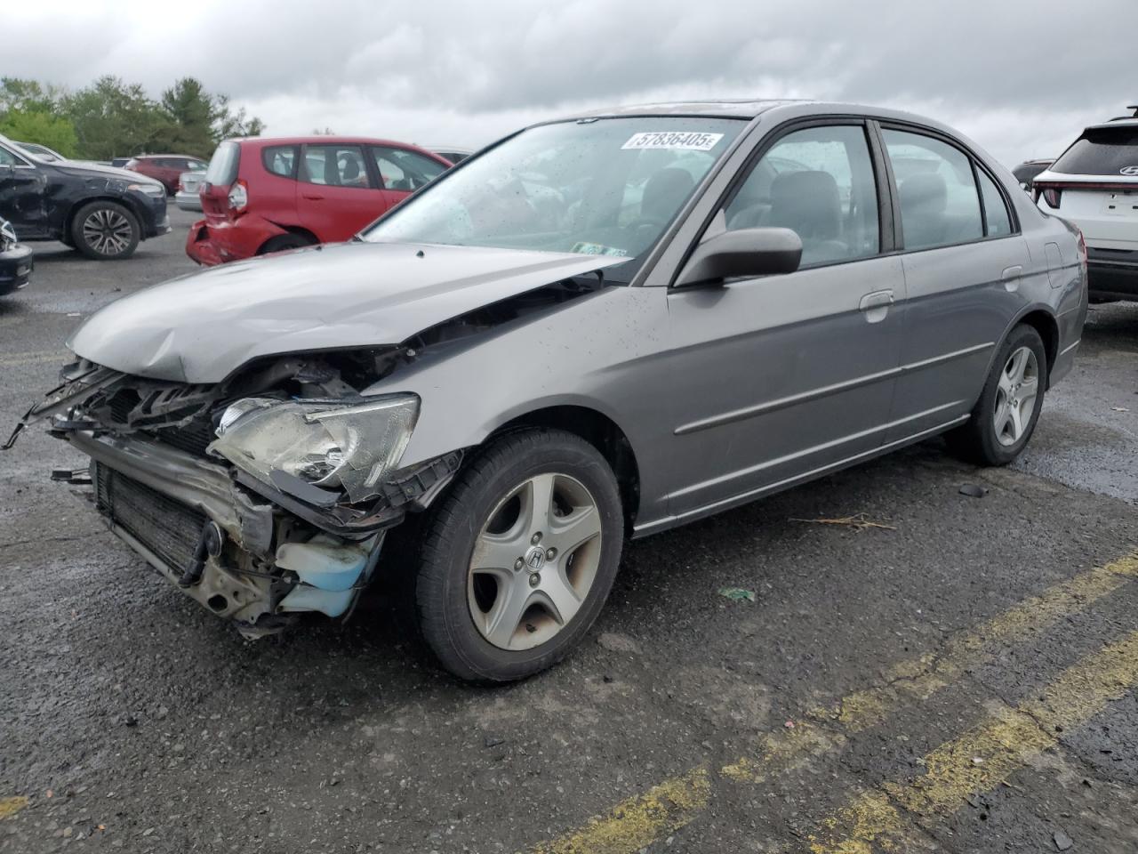 2004 Honda Civic Ex for Sale in Pennsburg, PA - Front End
