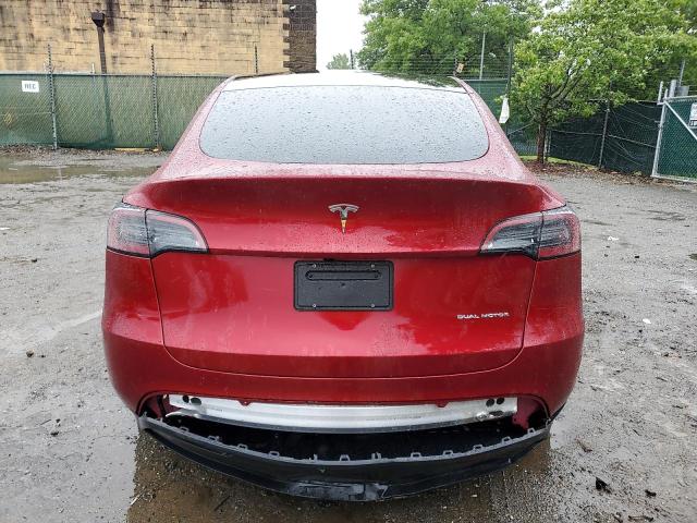  TESLA MODEL Y 2024 Красный