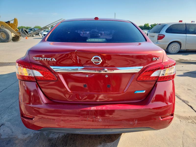  NISSAN SENTRA 2014 Red