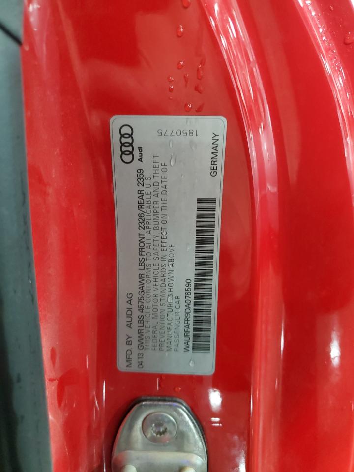 2013 Audi A5 Premium Plus VIN: WAURFAFR9DA076590 Lot: 56977995