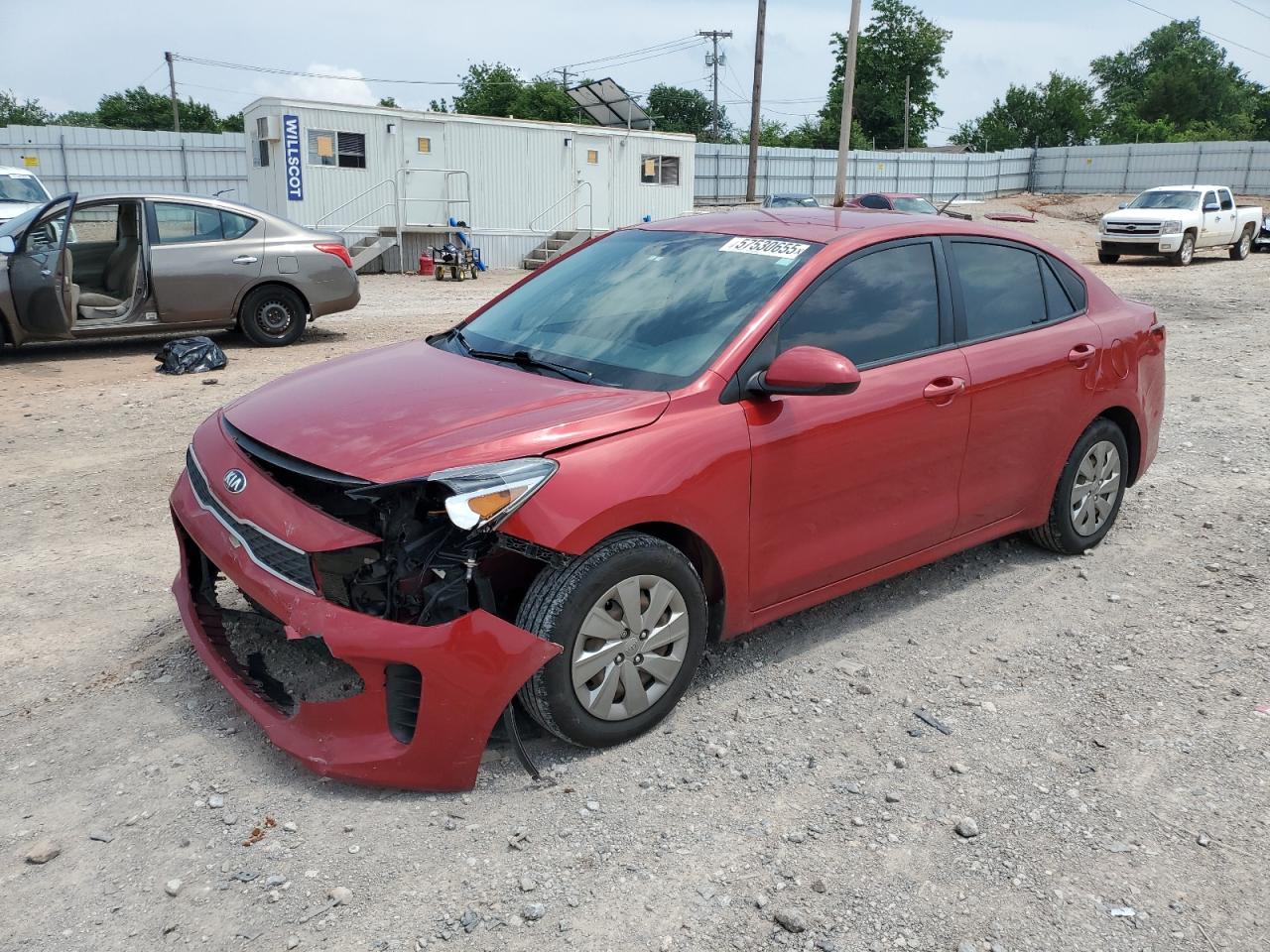 2020 Kia Rio Lx VIN: 3KPA24AD4LE330775 Lot: 57530655