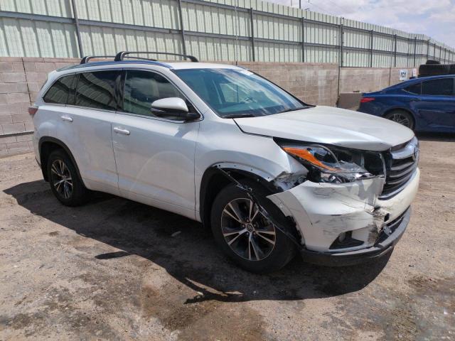  TOYOTA HIGHLANDER 2016 Белый