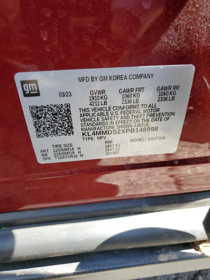 2023 Buick Encore Gx Select VIN: KL4MMDS2XPB148998 Lot: 57442145