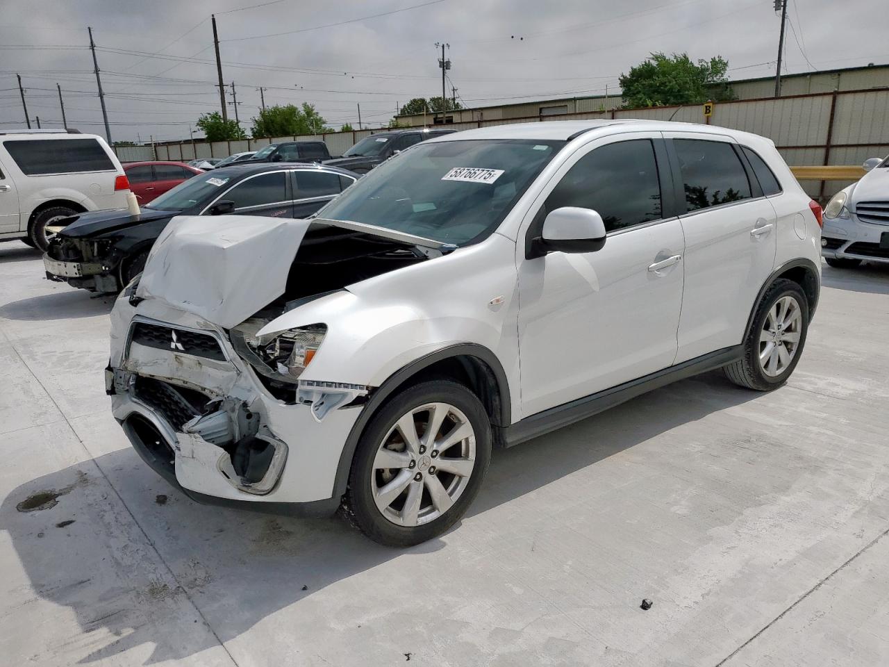 2015 Mitsubishi Outlander Sport Se للبيع في Haslet، TX - Front End