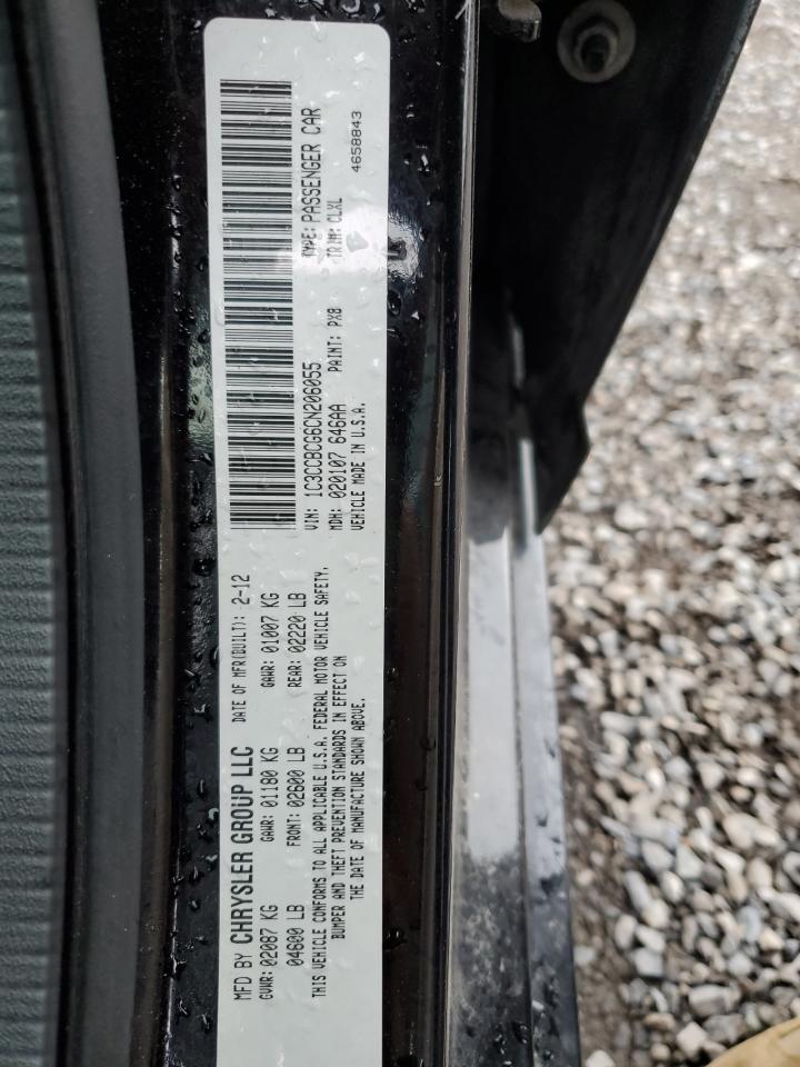 2012 Chrysler 200 Limited VIN: 1C3CCBCG6CN206055 Lot: 57303985