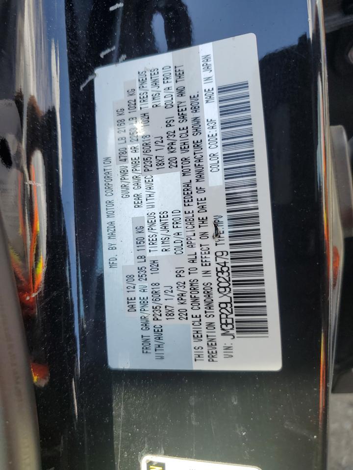 2009 Mazda Cx-7 VIN: JM3ER29LX90235479 Lot: 56315645