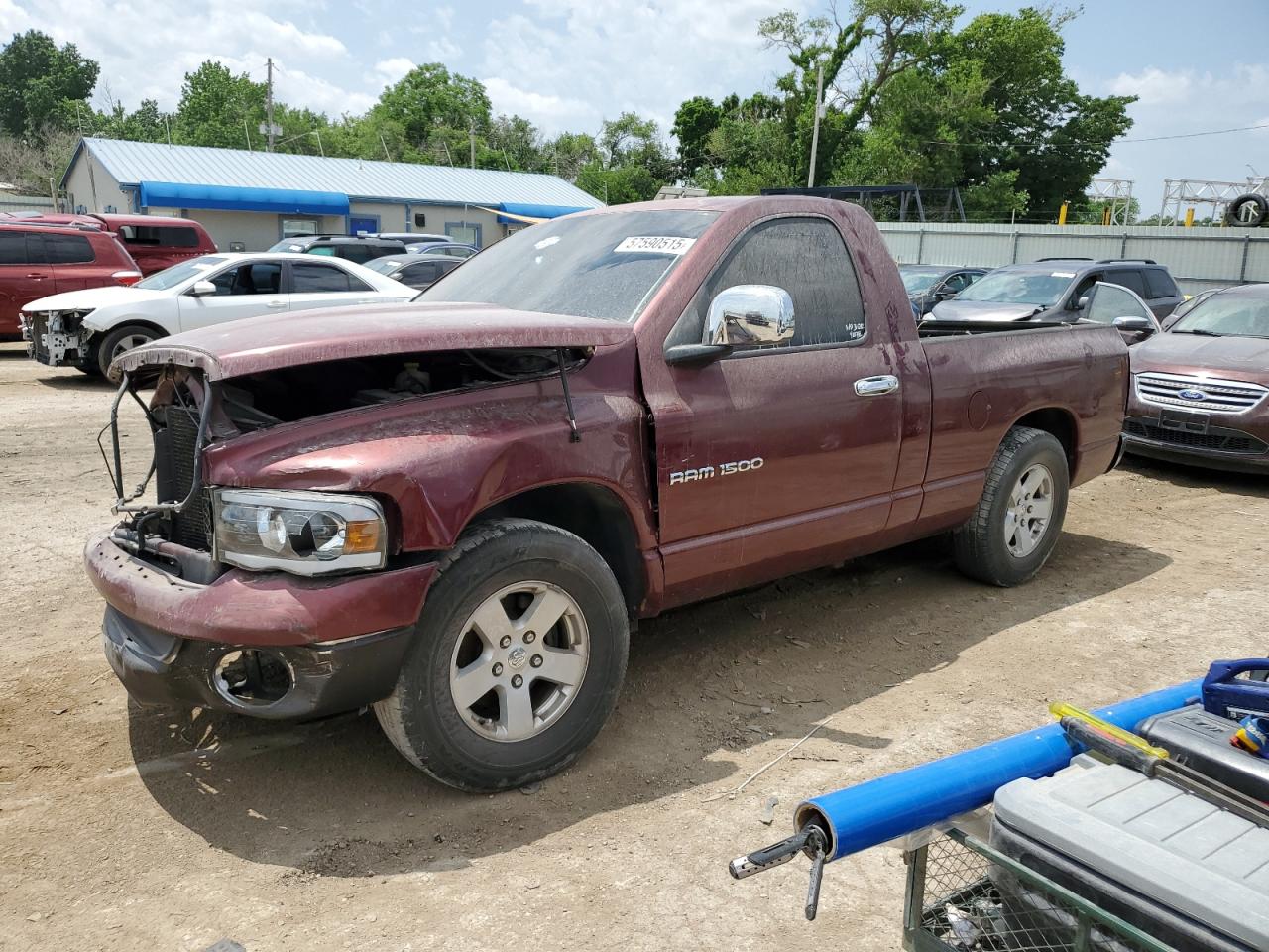 2002 Dodge Ram 1500 brown pickup gas 1D7HA16N22J227900 photo #1