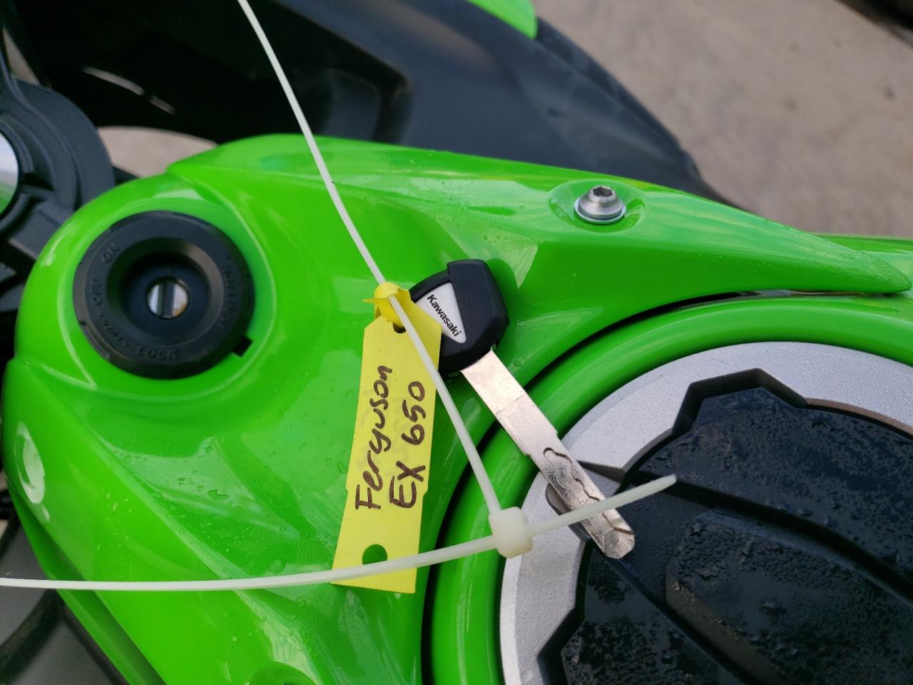 2025 Kawasaki Ex650 P VIN: ML5EXEP19SDAF3037 Lot: 55784335