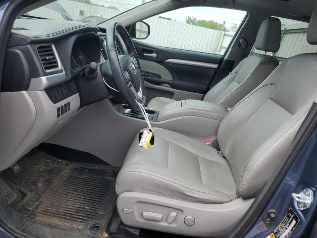  TOYOTA HIGHLANDER 2016 Blue