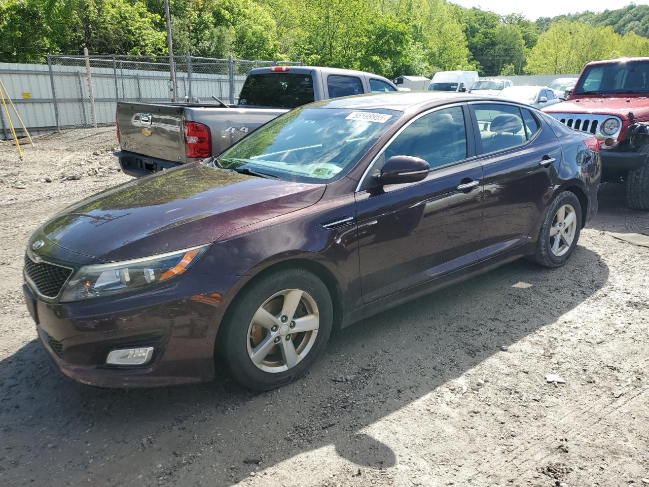 2015 Kia Optima Lx   for Sale in Hurricane, WV - Hail