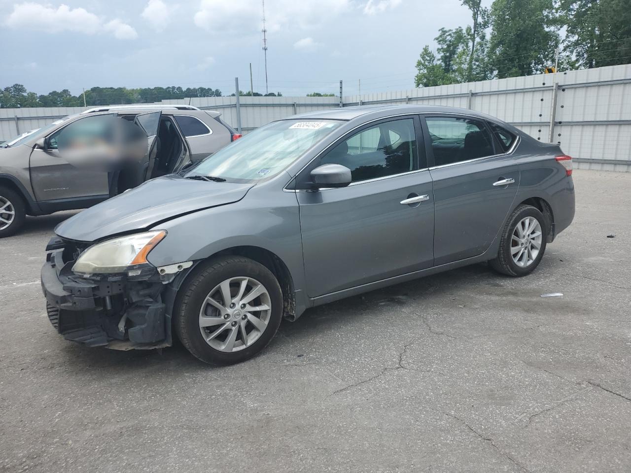 2015 Nissan Sentra S للبيع في Dunn، NC - Front End
