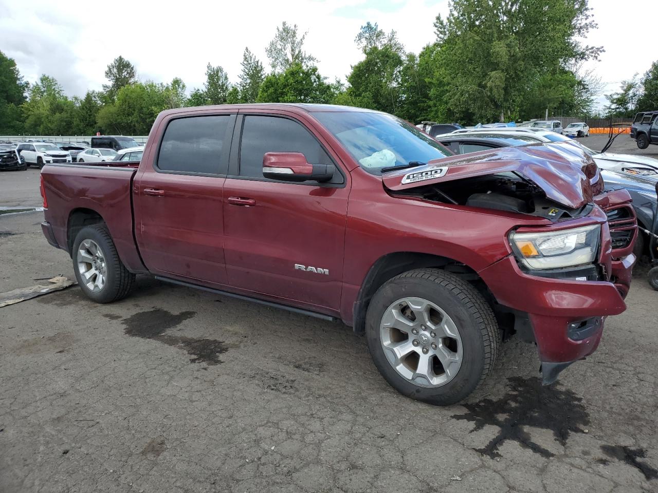 2019 Ram 1500 Big Horn/Lone Star VIN: 1C6SRFFT2KN626164 Lot: 55437005