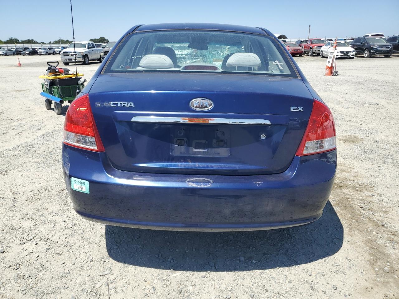 2007 Kia Spectra Ex VIN: KNAFE122175468118 Lot: 58008705