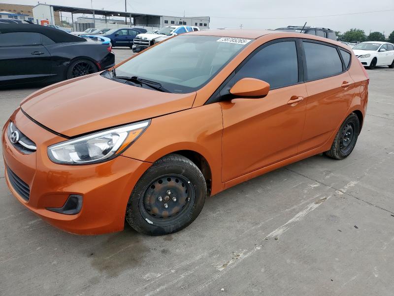  HYUNDAI ACCENT 2017 Оранжевый