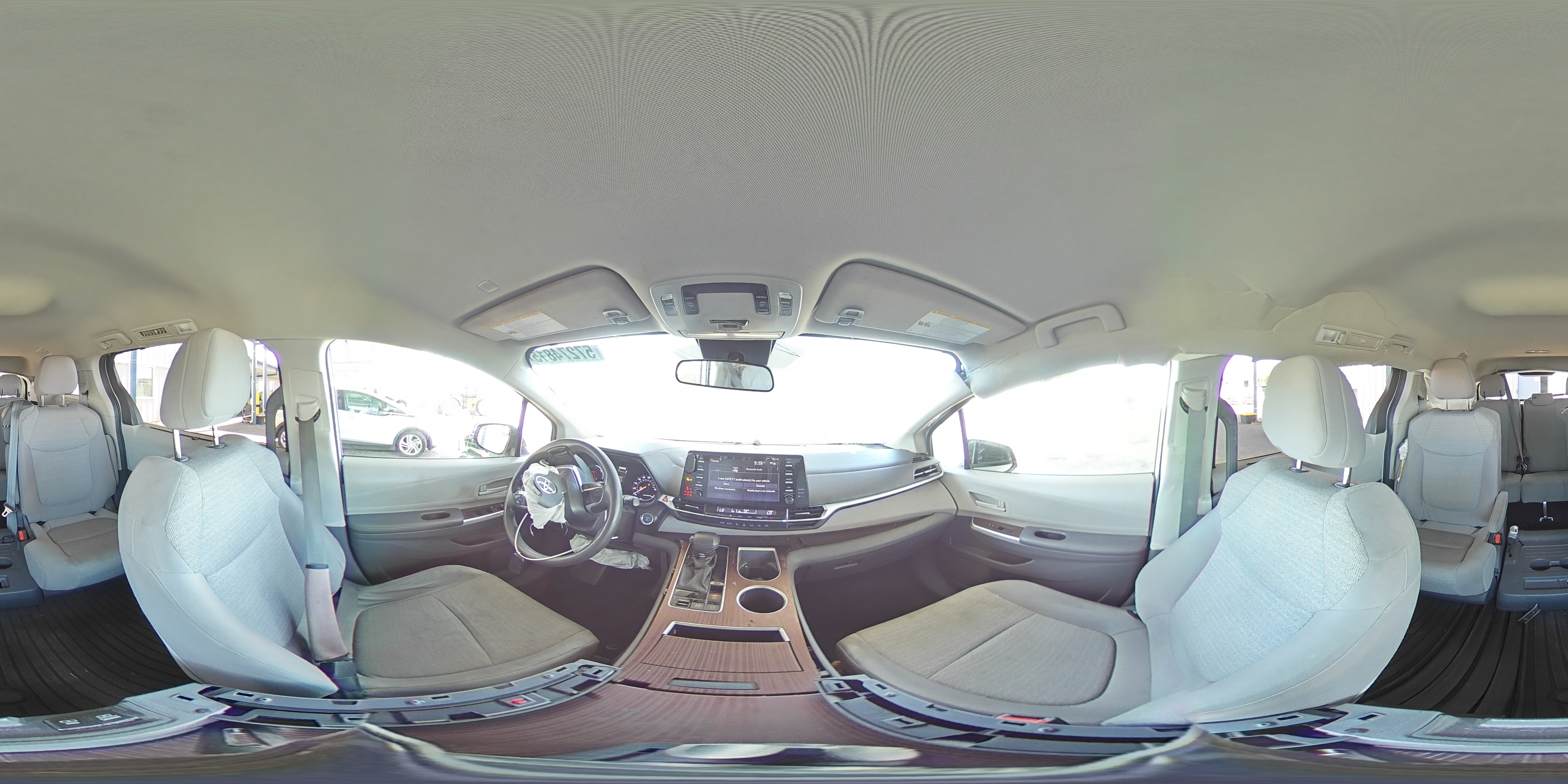 2021 Toyota Sienna Le VIN: 5TDKRKEC2MS022744 Lot: 57274815