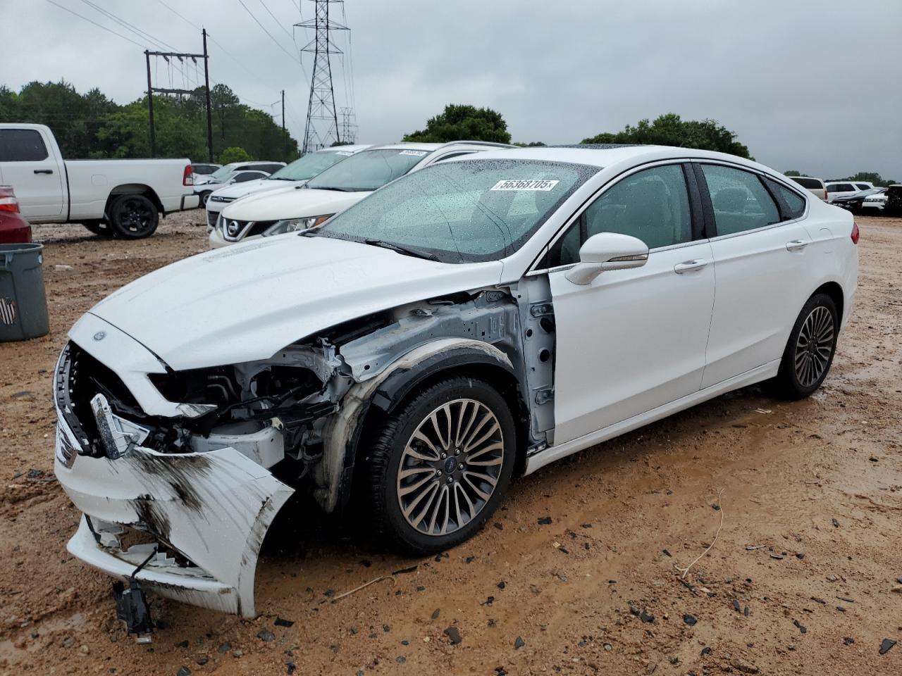 2018 Ford Fusion Titanium/Platinum للبيع في China Grove، NC - Front End
