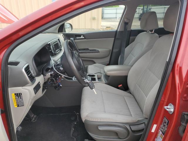  KIA SPORTAGE 2019 Червоний