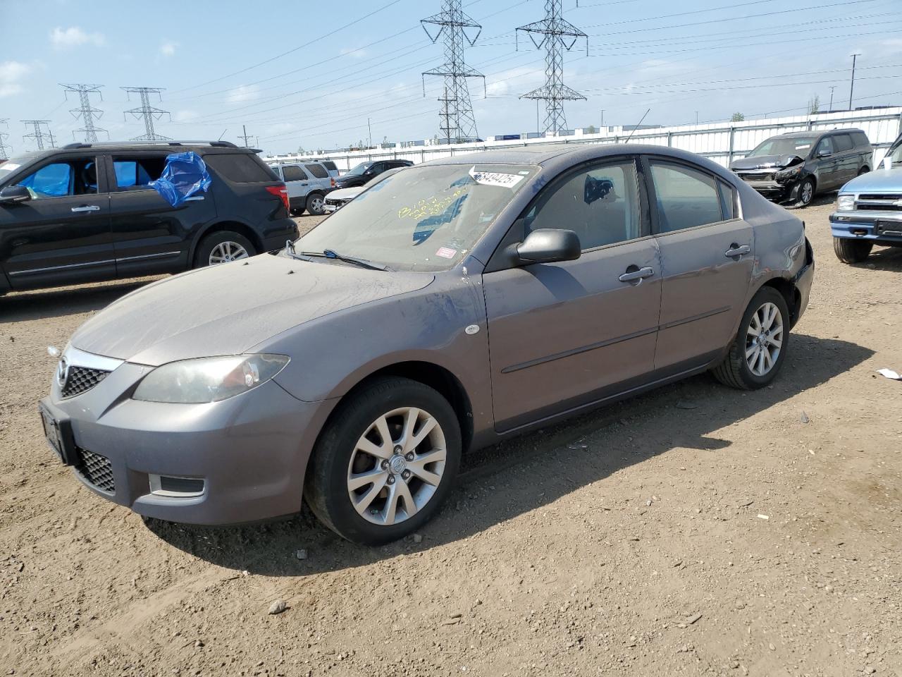 2007 Mazda 3 I на продаже в Elgin, IL - Rear End