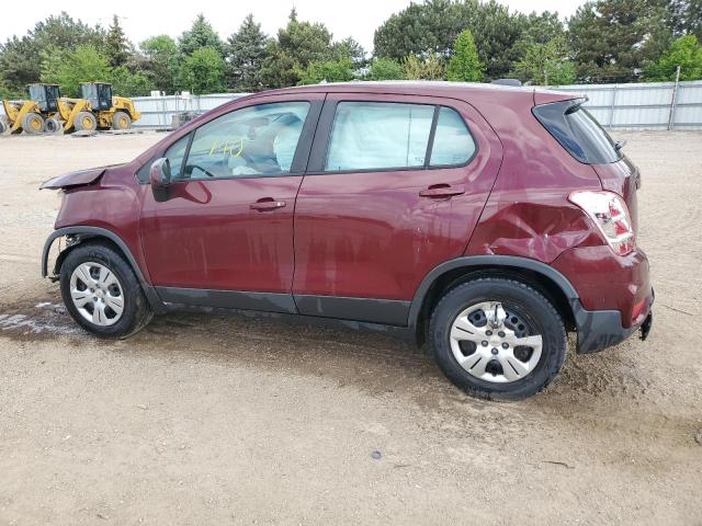  CHEVROLET TRAX 2017 Бордовий