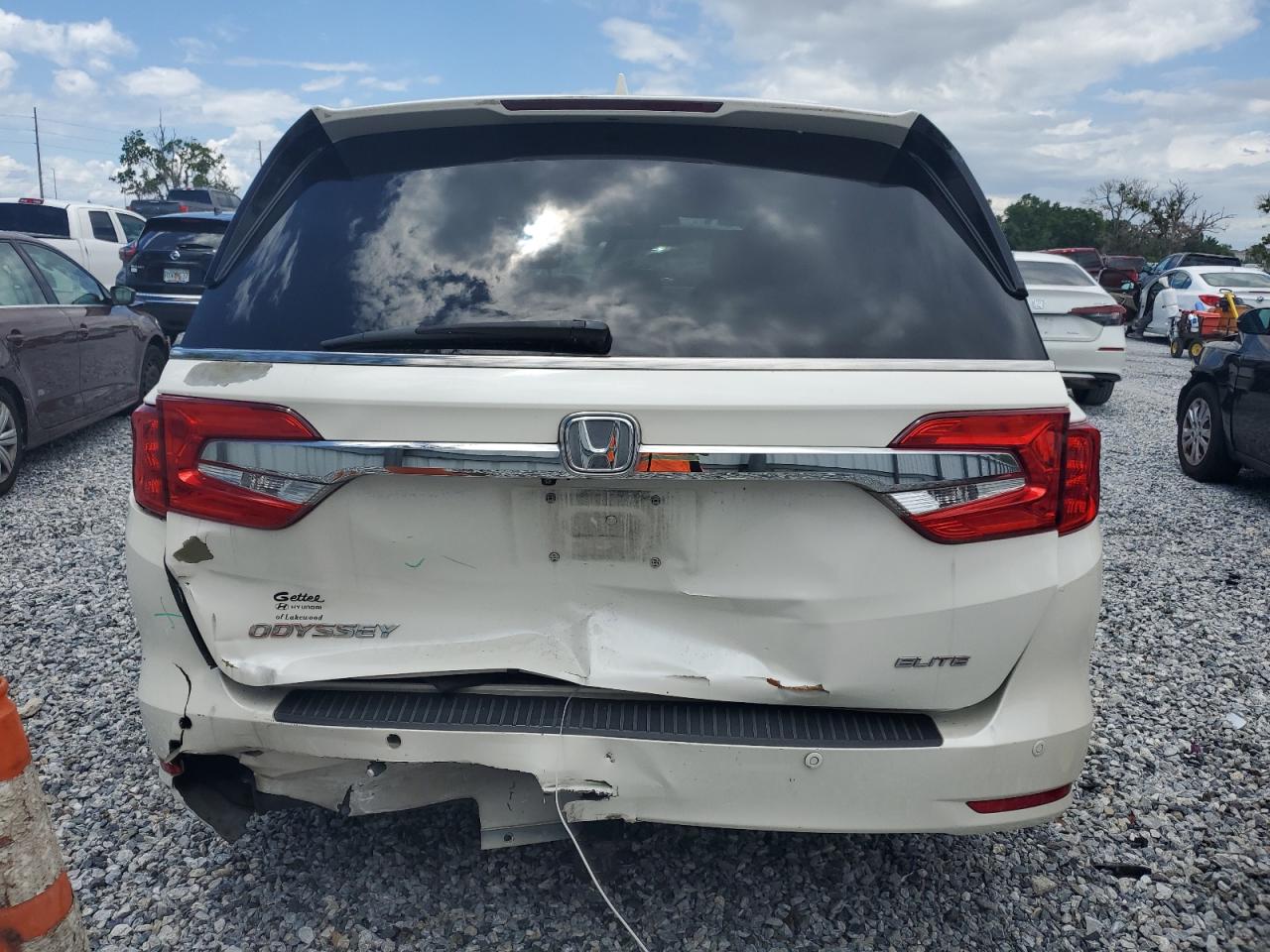 2018 Honda Odyssey Elite VIN: 5FNRL6H9XJB064148 Lot: 56214025