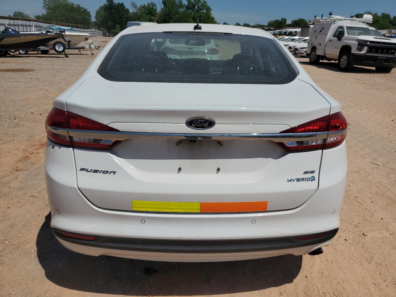 2018 Ford Fusion Se Hybrid VIN: 3FA6P0LU0JR171844 Lot: 54043525