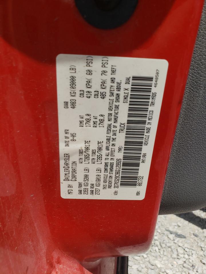 2006 Dodge Ram 2500 VIN: 3D7KS29C96G129926 Lot: 56733315