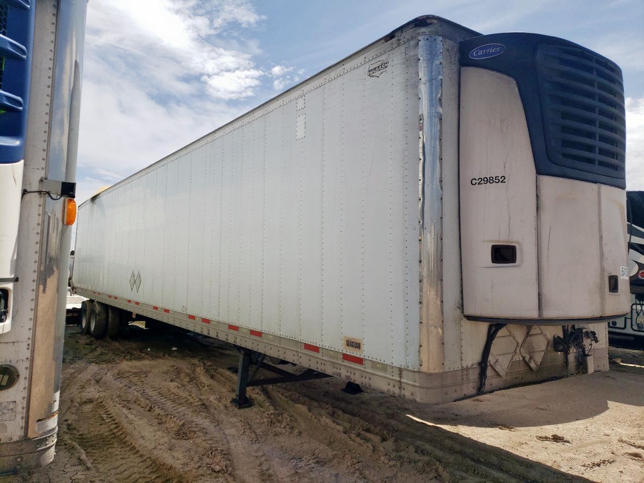 2009 Wabash Refrigerated Van Trailer للبيع في Amarillo، TX - All Over