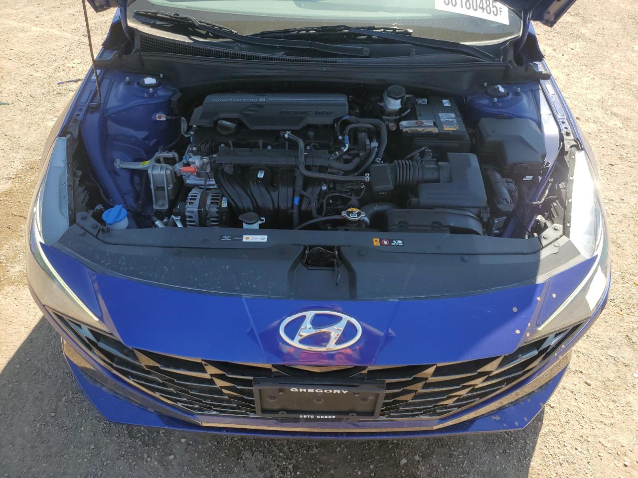 2022 Hyundai Elantra Sel VIN: KMHLN4AG5NU340452 Lot: 58180485