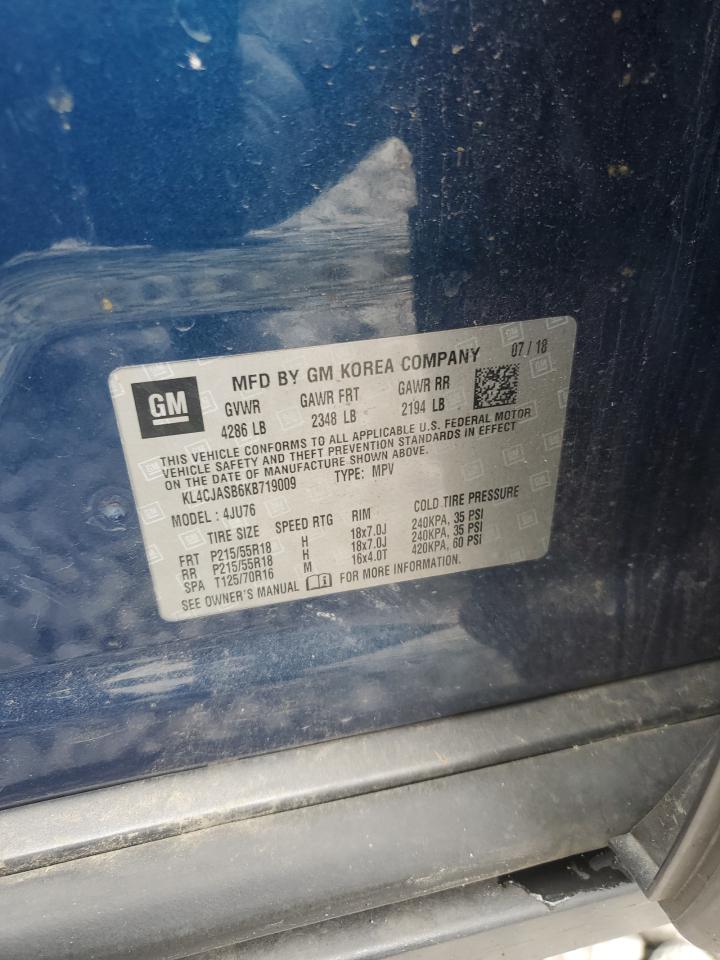 2019 Buick Encore Preferred VIN: KL4CJASB6KB719009 Lot: 56637345