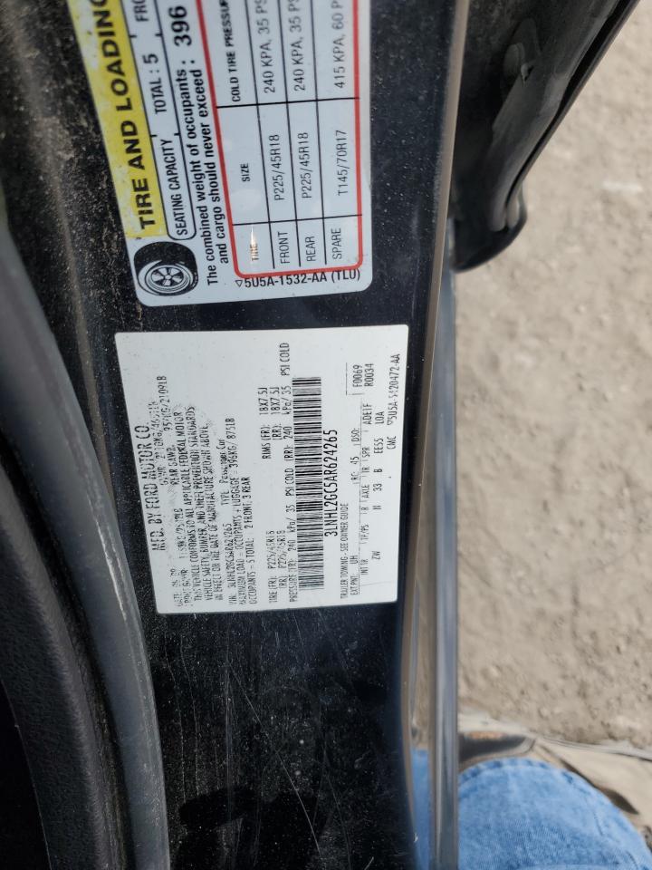 2010 Lincoln Mkz VIN: 3LNHL2GC5AR624265 Lot: 56846825