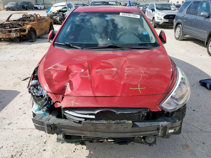  HYUNDAI ACCENT 2017 Czerwony