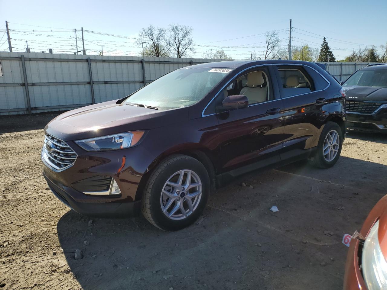 2022 Ford Edge Sel იყიდება Lansing-ში, MI - Rear End