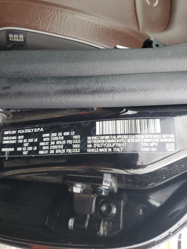 2013 Fiat 500X Trekking VIN: ZFBCFYCBXJP709117 Lot: 56531825