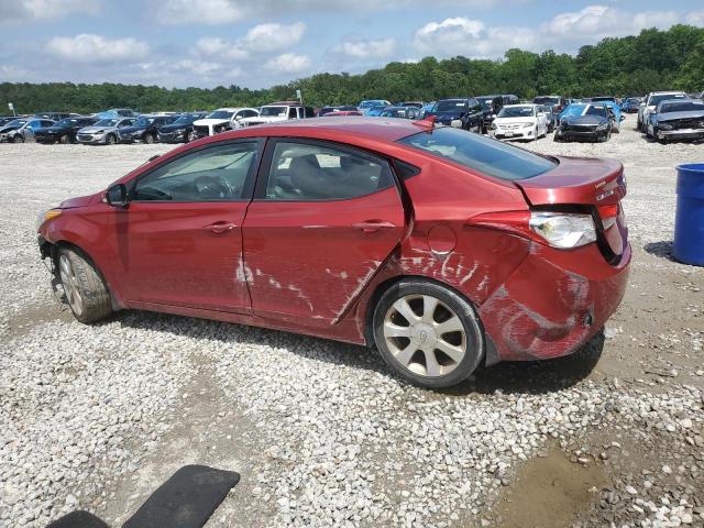  HYUNDAI ELANTRA 2012 Czerwony