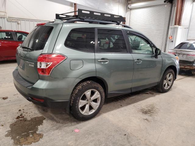 Паркетники SUBARU FORESTER 2016 Зеленый