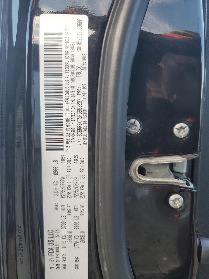 2015 Ram 1500 St VIN: 3C6RR6KT5FG683297 Lot: 56578495