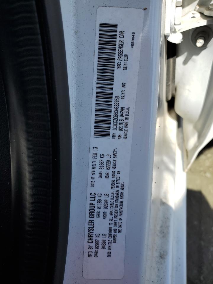 2013 Dodge Avenger Sxt VIN: 1C3CDZCB0DN632058 Lot: 56796065