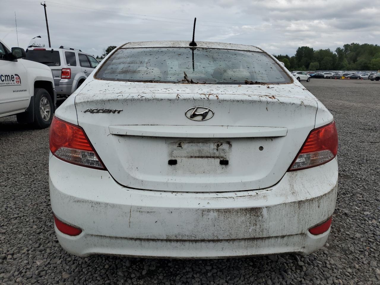 2013 Hyundai Accent Gls VIN: KMHCT4AE0DU506055 Lot: 57489225