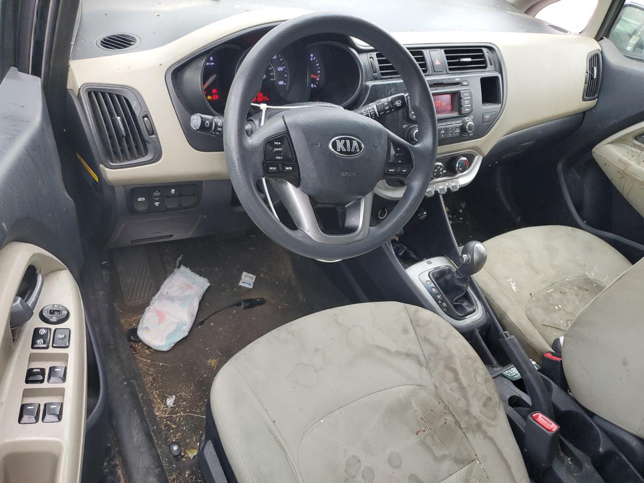 2013 Kia Rio Lx VIN: KNADM5A31D6144684 Lot: 58731495