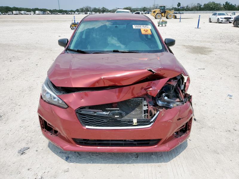  SUBARU IMPREZA 2018 Czerwony