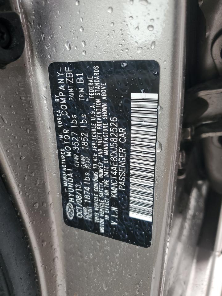 2013 Hyundai Accent Gls VIN: KMHCT4AE8DU582526 Lot: 54691555
