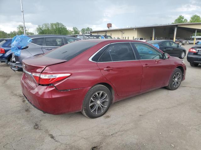  TOYOTA CAMRY 2016 Red