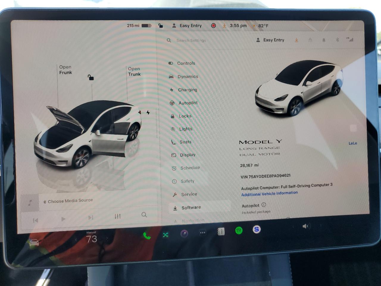 2023 Tesla Model Y VIN: 7SAYGDEE8PA094621 Lot: 56987365