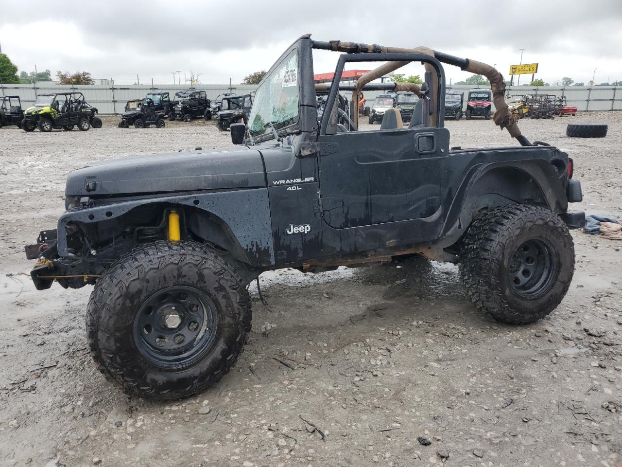 1999 Jeep Wrangler / Tj Sahara იყიდება Cahokia Heights-ში, IL - Rollover