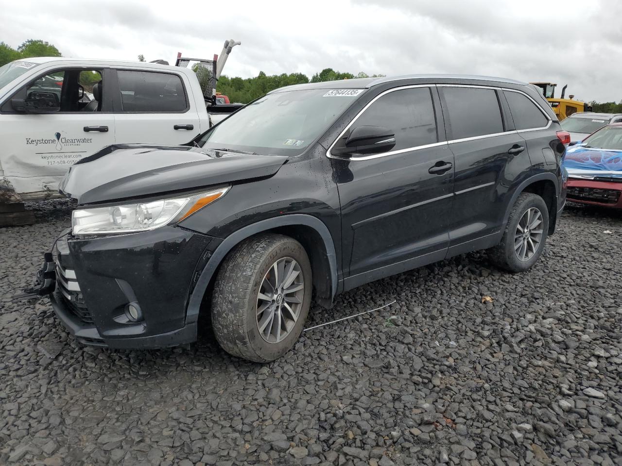 2019 Toyota Highlander Se იყიდება Duryea-ში, PA - Front End